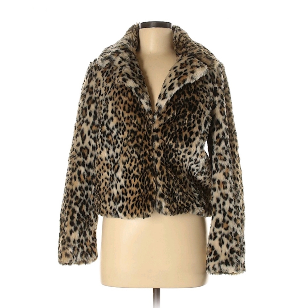 Faux fur jacket